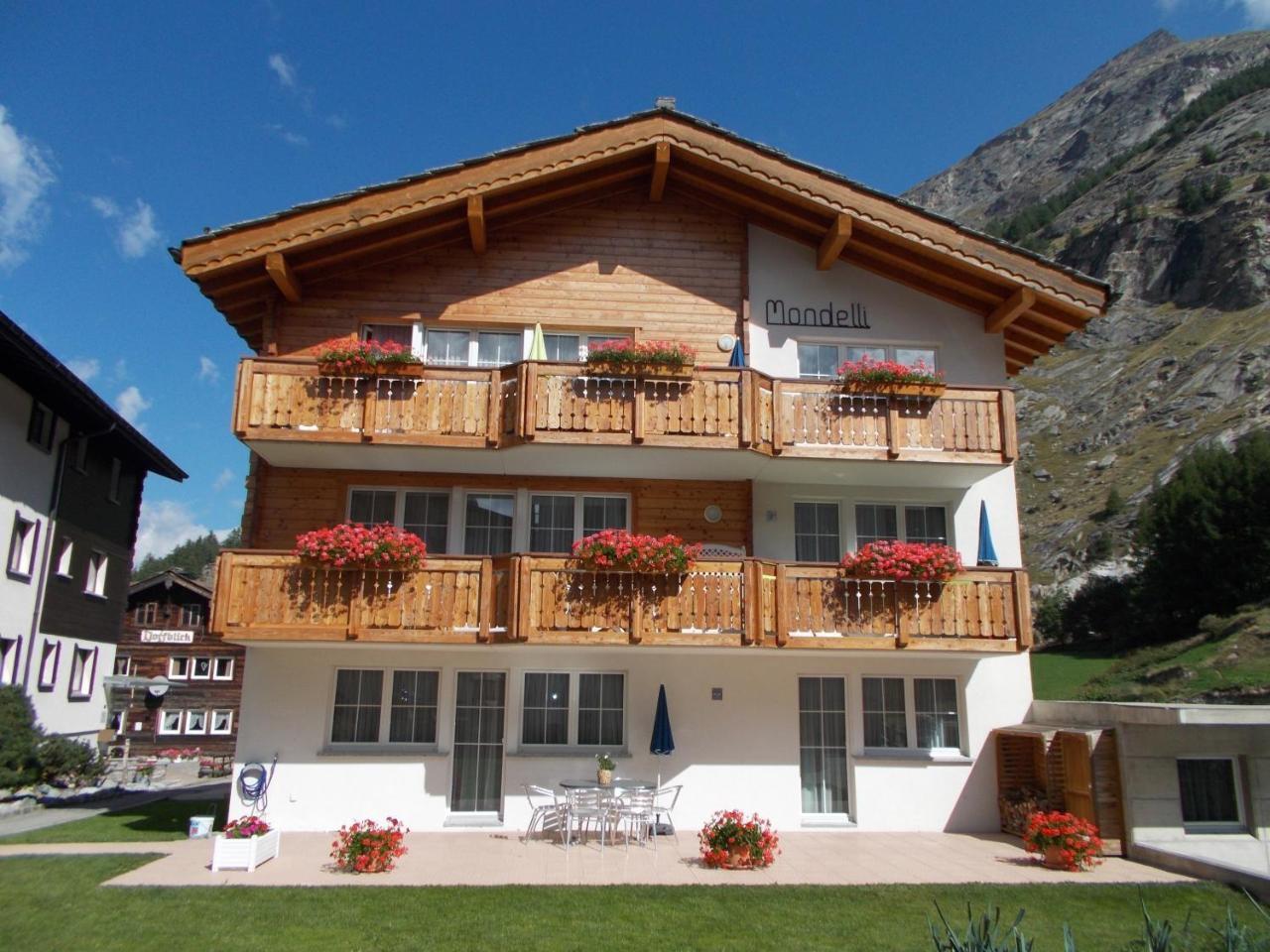 Haus Mondelli Appartement Saas-Almagell Buitenkant foto